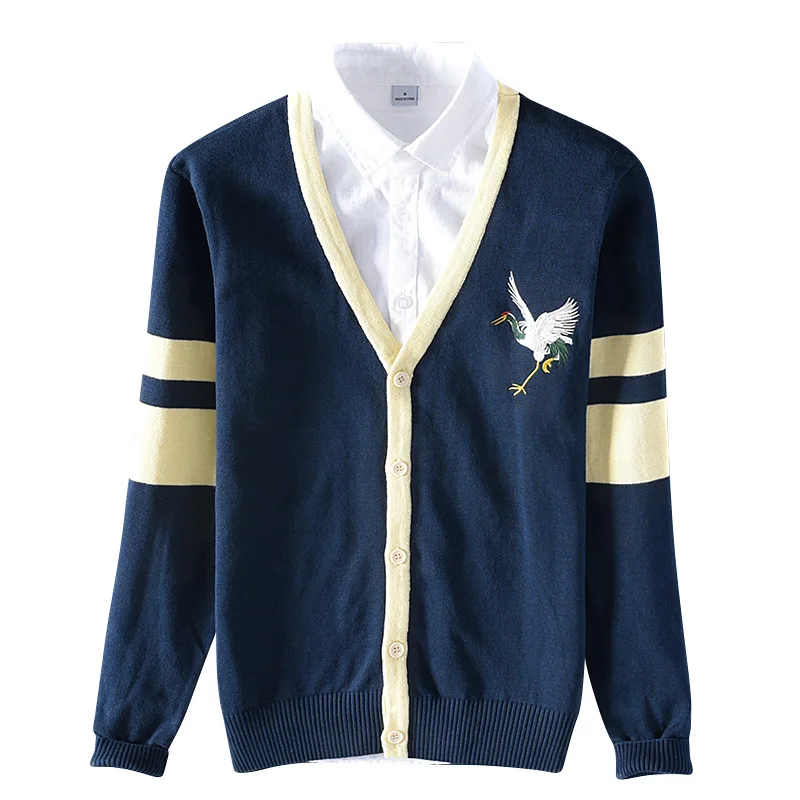 Pull Homme Модный корейский стиль Тонкий свитер для мужчин высокого качества из