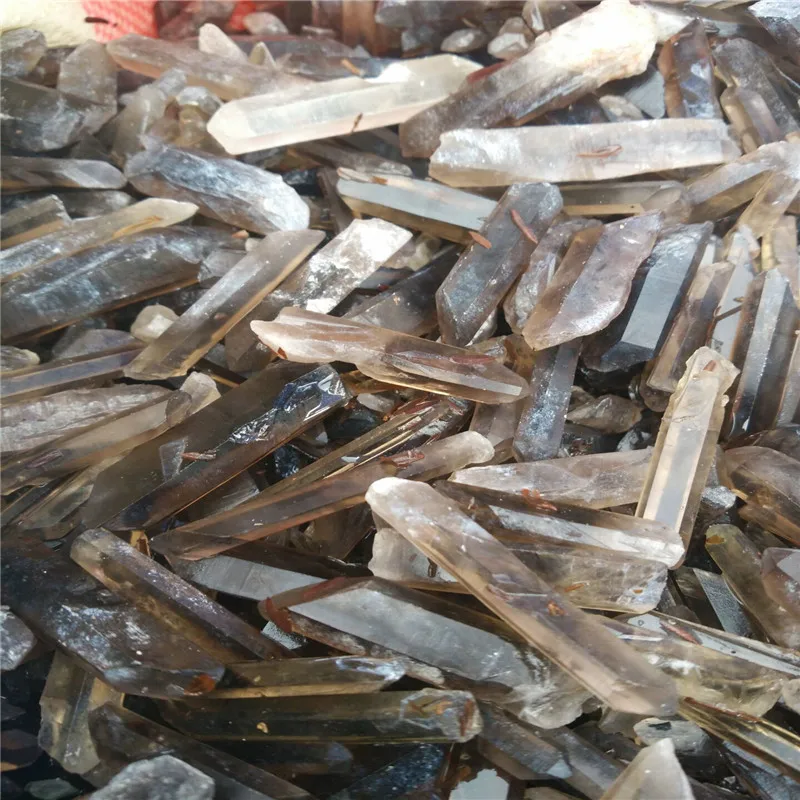 100 г натуральный дымчатый кристаллический гравий минеральный очищающий