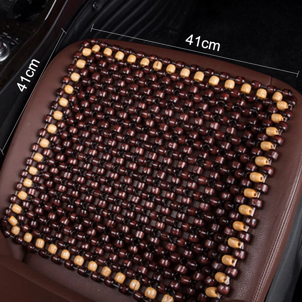 Car Seat Cover Universal Wooden Beads Cushion Breathable Cool Environmental Summer Mat For Office Home | Автомобили и мотоциклы