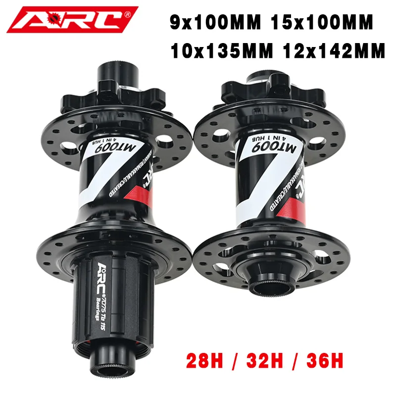 Велосипедная втулка ARC MTB 28H / 32H/36H Передняя 9x100 10x135 Задняя 12x142 Shimano 8 11V XDR