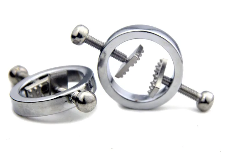 Металлическая секс игрушка для кормления грудью 2 шт. зажим груди из нержавеющей