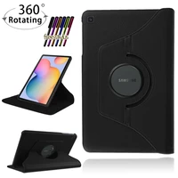 360 rotating case for samsung galaxy tab s6 lite p610 drop resistance shockproof hard protective shell cover free stylus