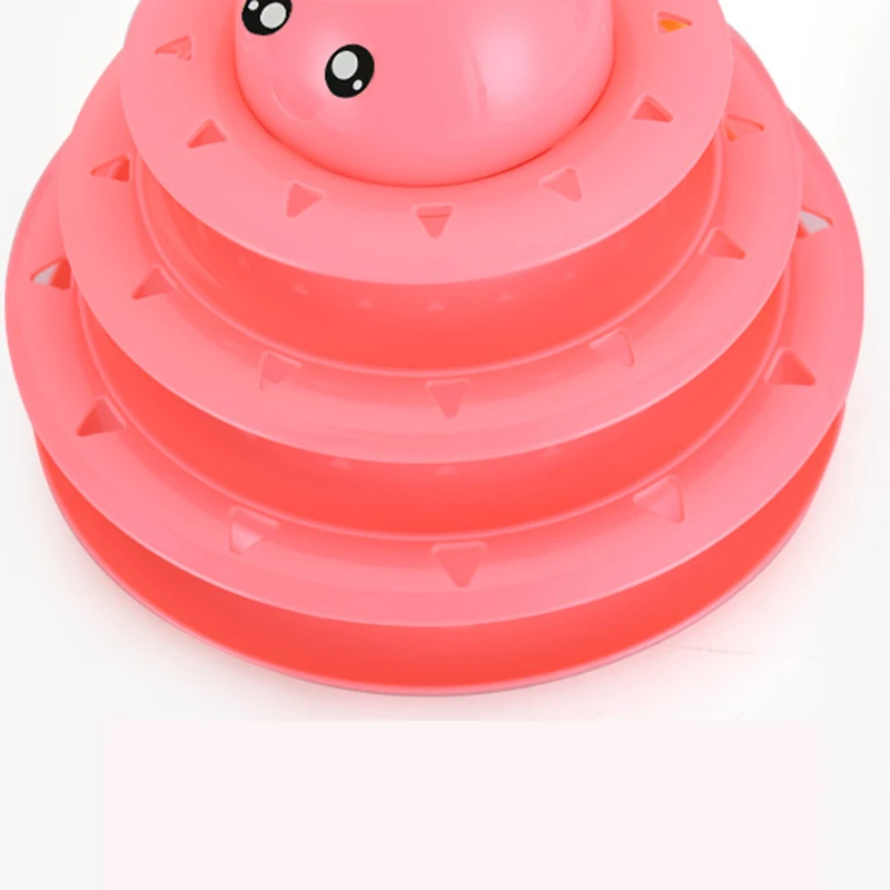 Игрушка для кошек башня трек игрушки домашних животных три уровня забавная игра