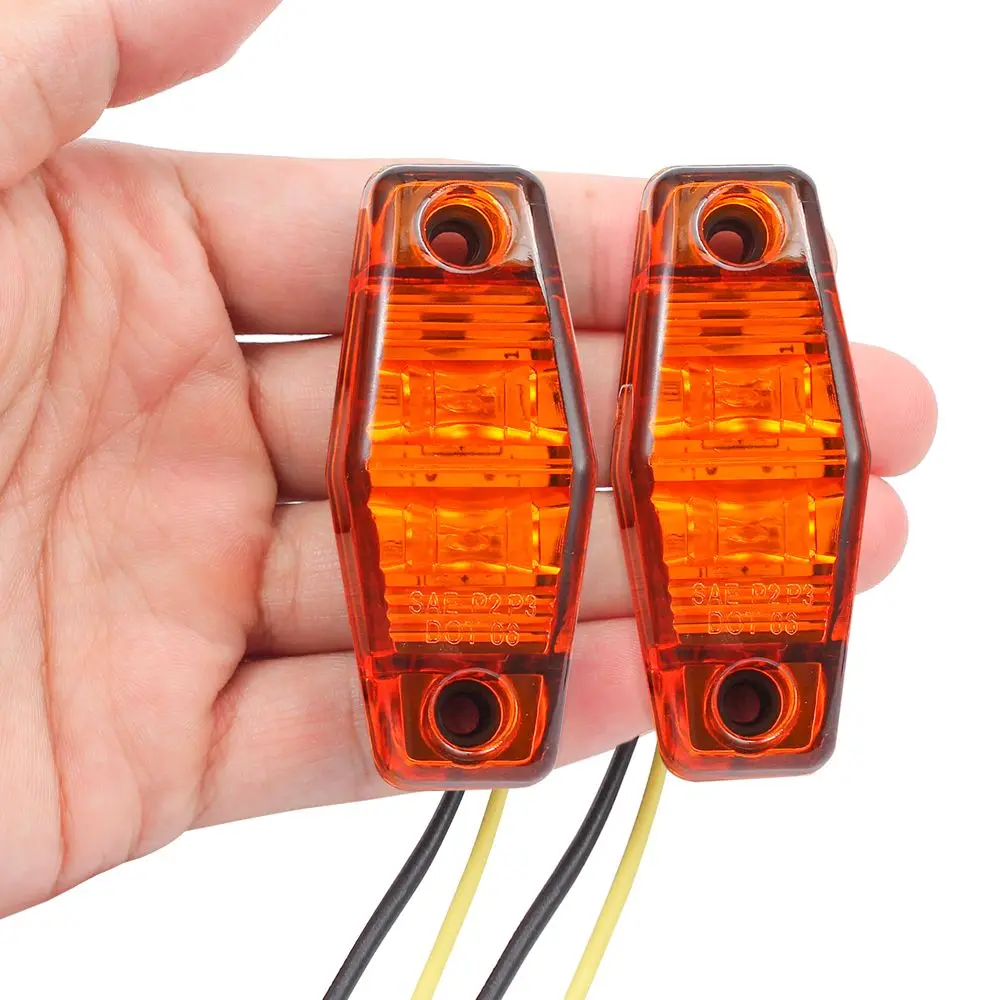 Прочный задний фонарь для прицепа грузовика s 12 В 2 светодиода стоп светильник