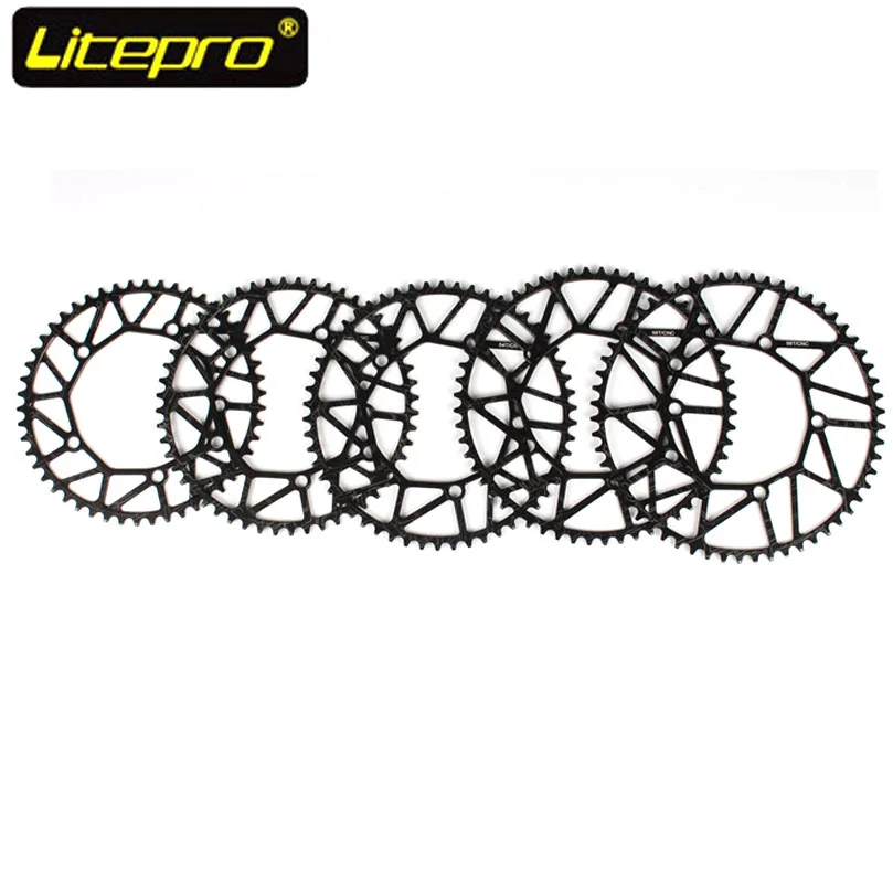 Litepro 130BCD 9/10/11 скорость полый ЧПУ сплав одиночный диск цепное колесо дорожный