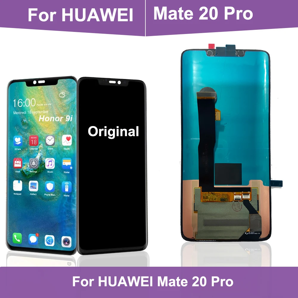 

6.39'' Original Lcd For Huawei Mate 20 Pro Lcd Display Touch Screen Digitizer Assesmbly Replacement For Huawei Mate20 Pro LCD
