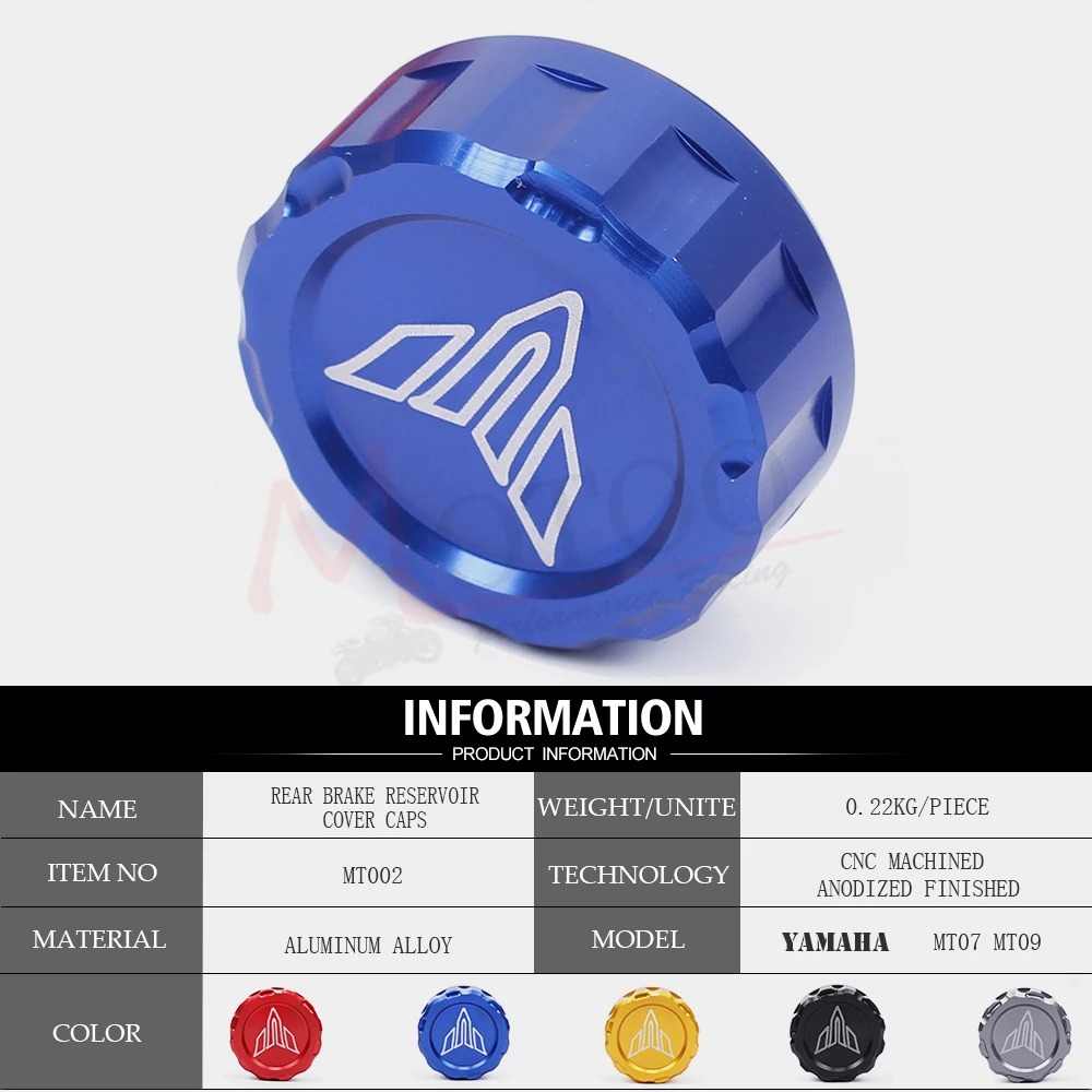 Motoo CNC Синяя Крышка Резервуара цилиндра для мотоцикла новые крышки резервуара