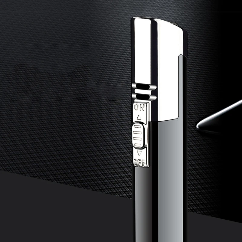 Газовая Зажигалка металлическая струйная Бутановая горелка турбо зажигалки