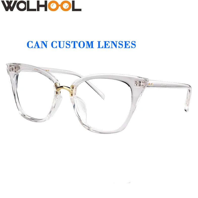 Женская оправа для очков в стиле кошачьи глаза по рецепту при близорукости очки