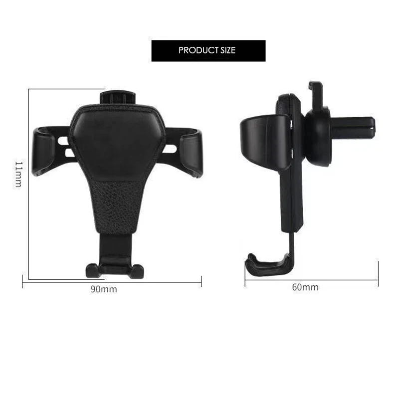 

Gravity Car Mount For Mobile Phone Holder Car Air Vent Clip Stand Cell phone GPS Support For iPhone 11 XS X XR 7 Samsung Huawei