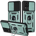 Противоударный чехол с окошком для Realme 8 Pro чехол для телефона C21 C20 C20A C15 C12 C25 C11 2021 A15S A53S