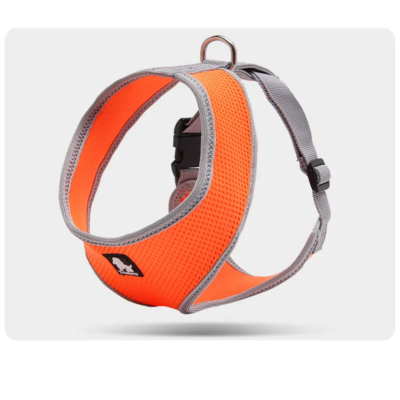 orange MySudui Truelove, регулируемая шлейка для собак и кошек, шлейка для чихуахуа для маленьких и средних собак, поводок для прогулок, черный питбультерьер, Petshop - Цвет: orange