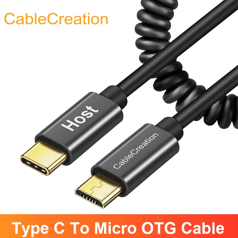 Кабель CableCreation с USB Type C на Micro кабель OTG для Macbook Pixel XL 2 Samsung Galaxy S9 Xiaomi Huawei|Кабели VGA| |