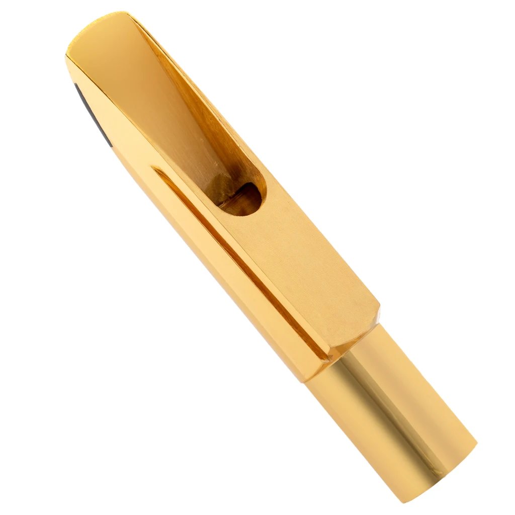 Alto Sax Saxophone Mouthpiece with Cap & Ligatures Brass Metal Eb Alto Sax Mouthpiece For Professionals And Beginners enlarge