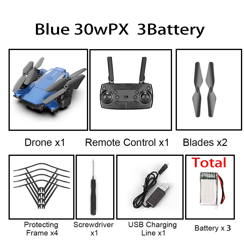 F84 blue 3MP 3B Bag F84 Квадрокоптер беспроводной Радиоуправляемый Дрон с 4k 2MP HD камерой Wifi Fpv Вертолет складной Квадрокоптер для детей подарочная игрушка - Цвет: F84 blue 3MP 3B Bag