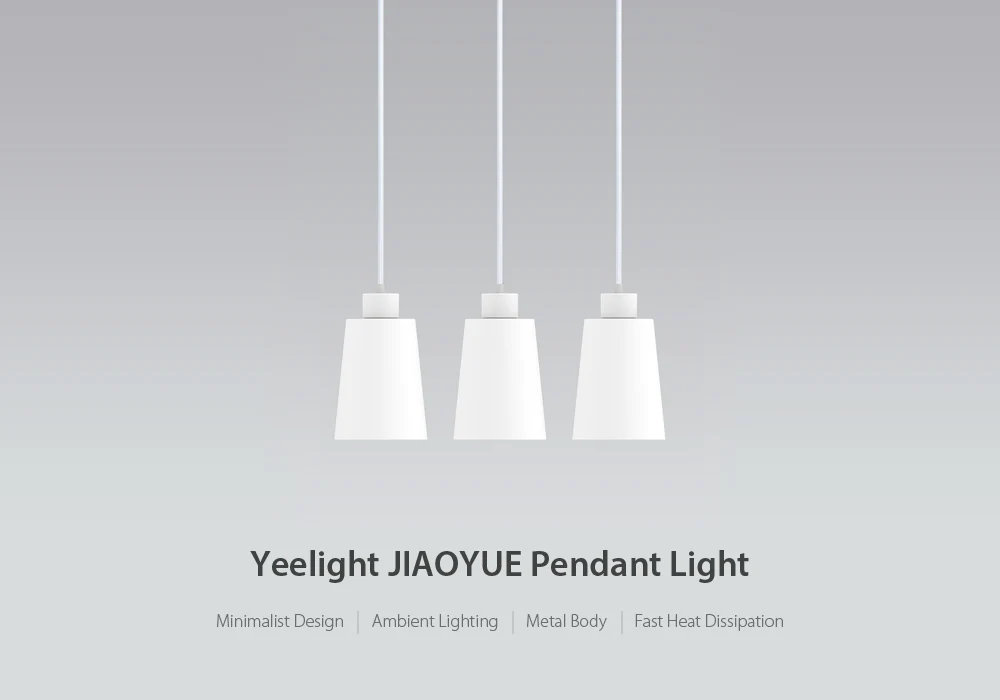 Xiaomi Yeellight подвесной E27 светильник кронштейн современная столовая кофейная спальня освещение окружающей среды Крытый настенный светильник 200-240 В