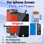 Оригинальный ЖК-дисплей для iPhone 5 5C 5S SE 6 6S 7 8 Plus сменный экран для iphone 6s 7 8 Plus ЖК-дисплей и сенсорный экран дигитайзер