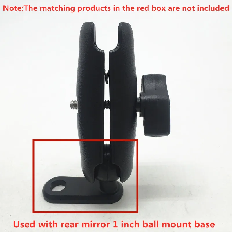 Шаровое Крепление 65 мм или 95 1 дюйм двойной кронштейн для Gopro держатель Руля