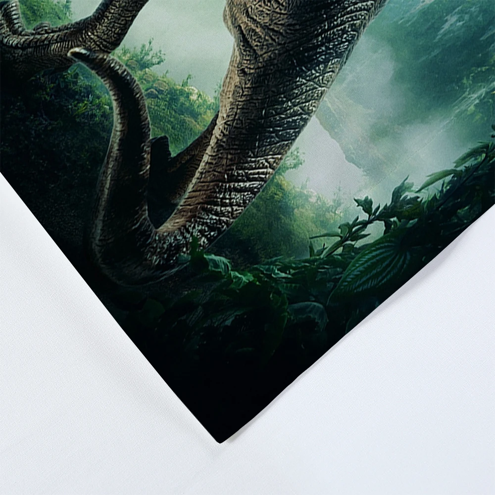 Мягкий королевский комплект постельного белья Milsleep с зеленым тропическим лесом