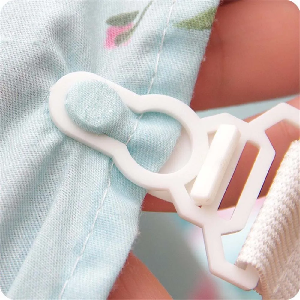 4 Pcs White Bed Sheet Mattress Cover Blankets Home Grippers Clip Holder Fasteners Elastic Straps Fixing Slip-Resistant Belt 28 | Дом и сад