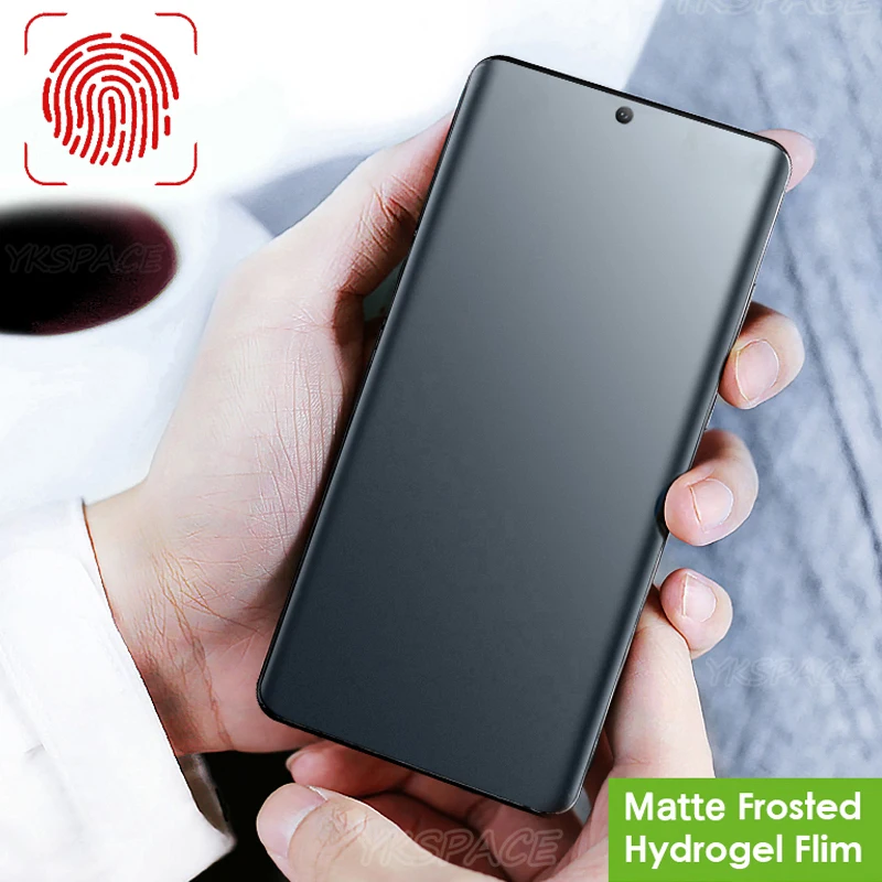 Передняя Задняя Мягкая матовая Гидрогелевая пленка для Samsung Galaxy S20 Ultra Plus Note 10 3D