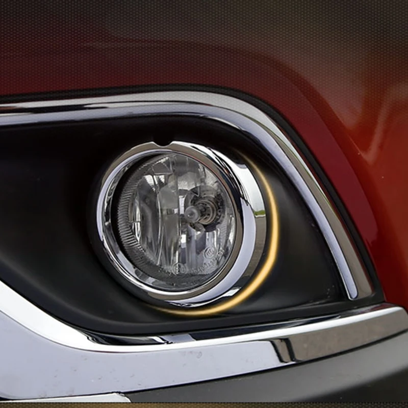 2020 Новинка 2 шт./компл. хромированная Автомобильная передняя противотуманная
