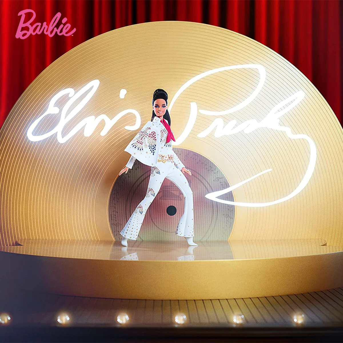 Коллекционная игрушка Elvis Presley для Барби Mattel коллекционная кукла девочек подарок