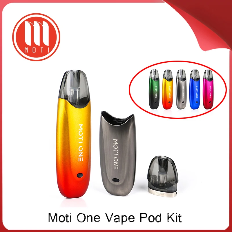 Оригинальный Moti One Vape Pod Комплект с емкостью бака 1 85 мл и аккумулятором 350 мАч
