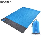2 х2, 1 м, водонепроницаемое карманное пляжное одеяло, складной коврик для кемпинга, матрас, портативный легкий коврик, уличный коврик для пикника, песочный пляжный коврик