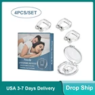 Силиконовый магнитный зажим для носа против храпа, поднос для предотвращения храпа, поднос для сна, средство для защиты от апноэ, ночное устройство с чехлом