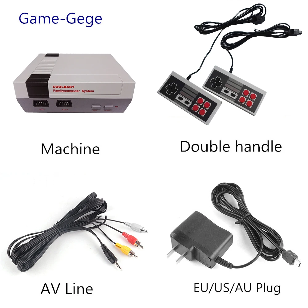 

30PCS Mini TV Game Console Support AV 8 Bit Retro Video Game Console Built-In 600 Games Handheld Gaming Player