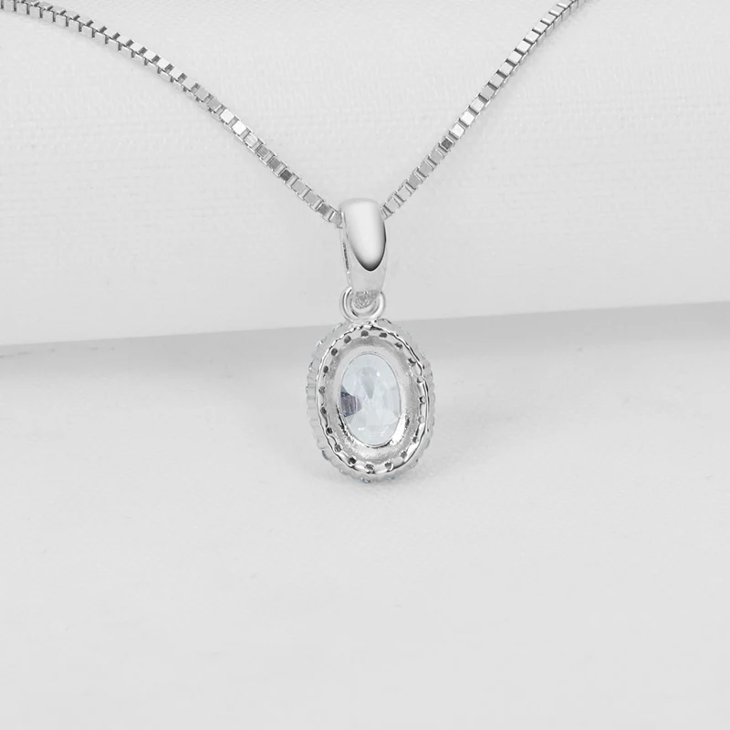 Цепочка женская из серебра 0 75 пробы с овальной огранкой 925 карата|necklace silver