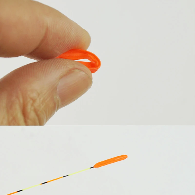 Yellow Orange Color DIY Conspicuous Triangular Diamond Shape Fishing Floats Drift Tail Fresh Water Fishing Tool Tool Accessories