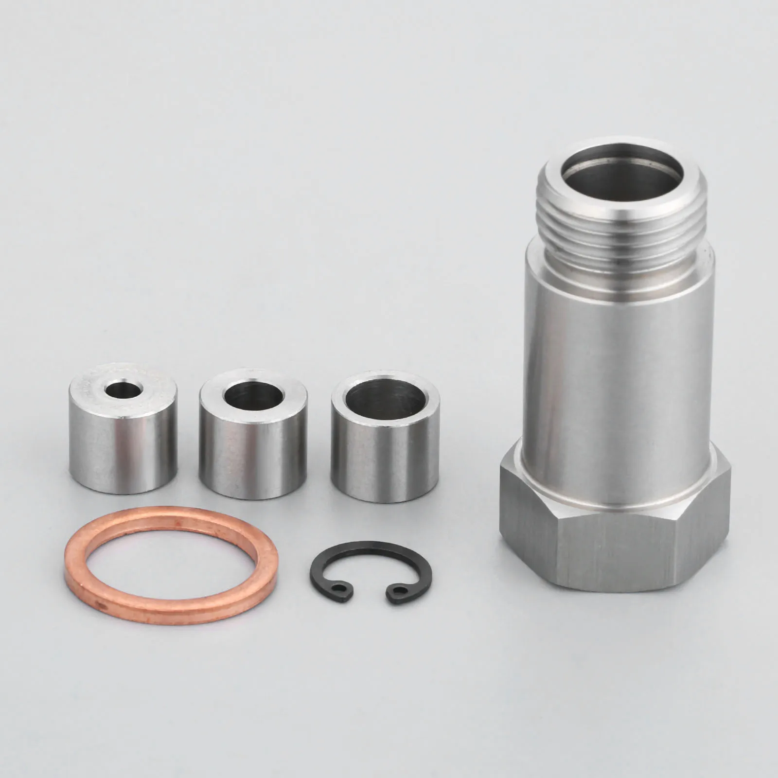 Oxygen Sensor Lambda O2 M18 x1.5 Threaded Extension Extender Spacer Exhaust Restrictor Fitting Adjustable Gas Flow Inserts kits |