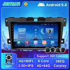 Автомагнитола для Mazda CX7, CX-7, CX 7, Типоразмер 1, 2 Din, Android 9,0, навигация GPS, мультимедиа, видео, CD, DVD, автомагнитола