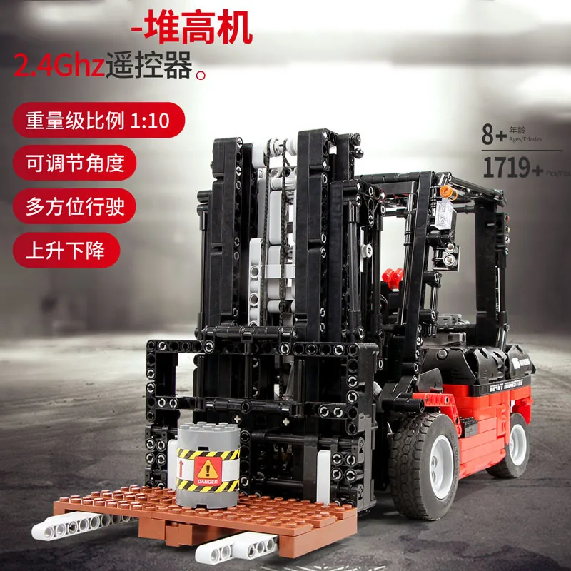 Technic серия Автопогрузчик Mk II грузовик совместимые строительные блоки кирпичи мощность двигатель функция автомобиля игрушки Дети подарок 3681