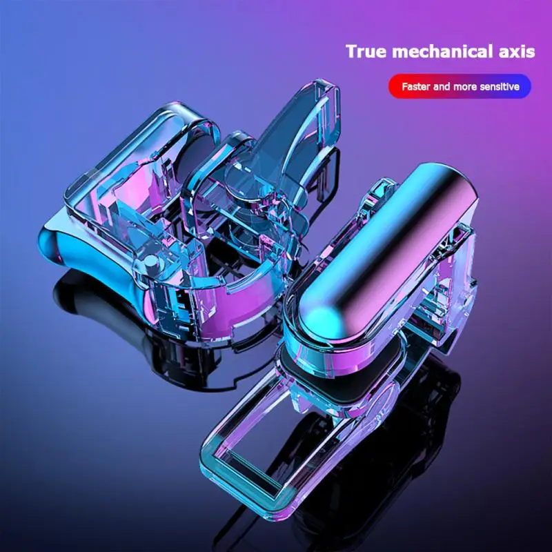 

2PCS/Set GT01 Phone Gamepad Joystick For Universal Mobile Phone Alloy Button Gamepad For PUBG Mobile L1 R1 Shooter Controller