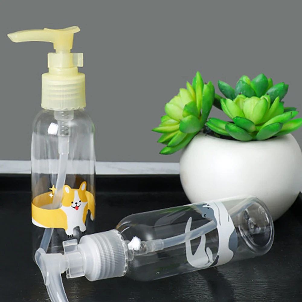 Модное пластиковое прозрачное эмульсионное Сопло-бутылочки косметический