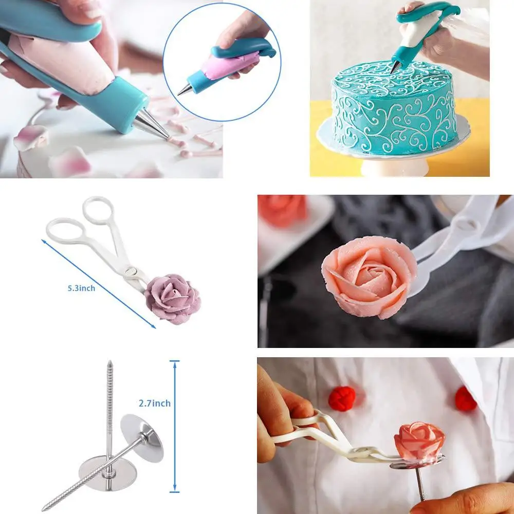 Набор инструментов для украшения тортов 138 шт./компл. насадки глазирования