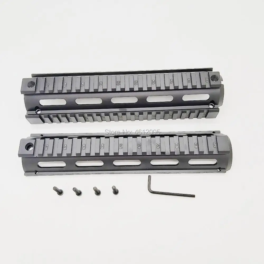 AR-15 падение в Quad Rail Два шт AR 15 Handguard Алюминий 9 дюймов для M4 M16 AR15 Handguard
