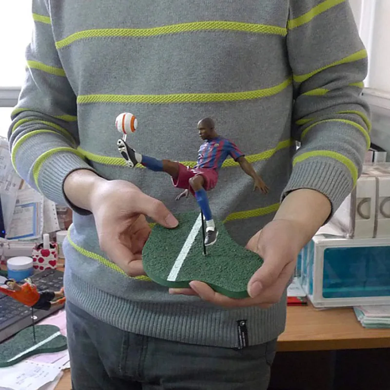 

Original Box 6 Inch FT CHAMPS Football Star Doll Model 9 Cheetah Eto o Toy Collection Gift Souvenir For Soccer Fans