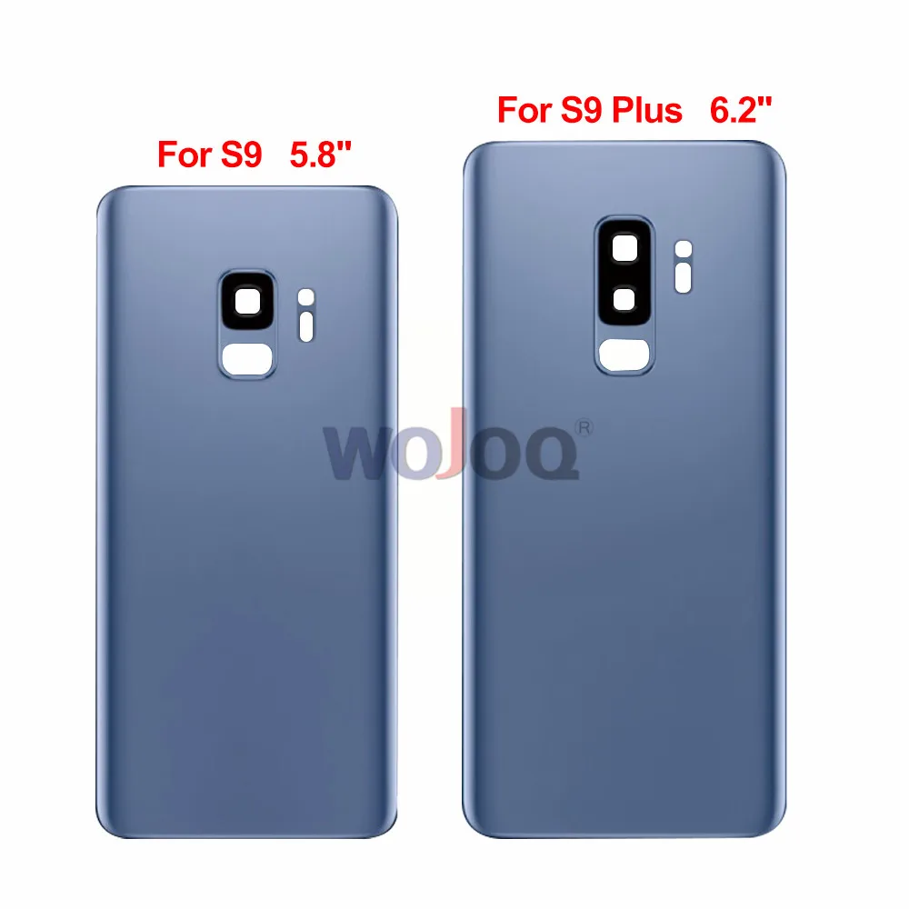 Задняя стеклянная задняя крышка для Samsung Galaxy S9 G960 G960F Plus G965 G965F сменная