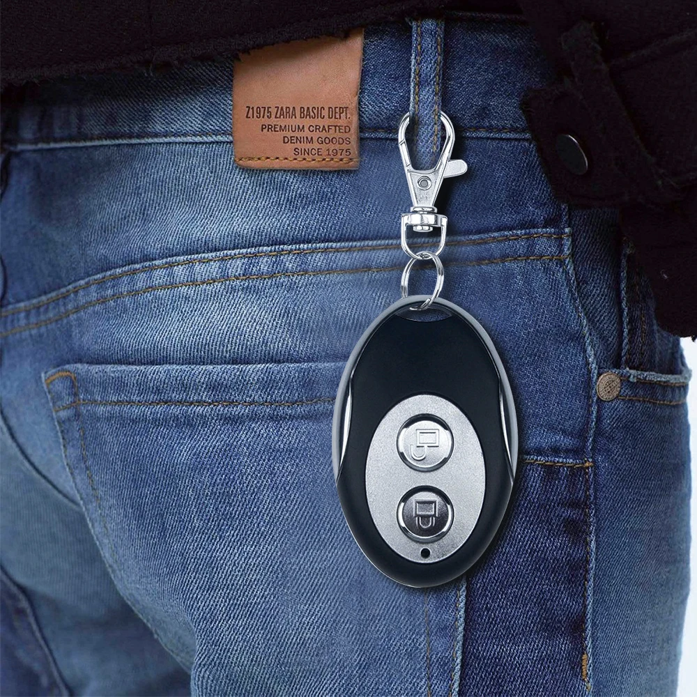 kebidu 433MHZ Remote Control 2 Channel For Garage Gate Door Opener Clone Cloning Code Key Duplicator | Электроника