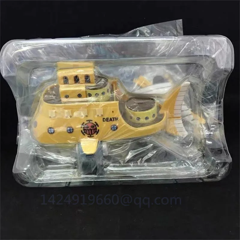 

Anime ONE PIECE Submarine Creativity Assembling Heart Pirates Trafalgar Law Ferry PVC Action Figure Collectible Model Toy R61