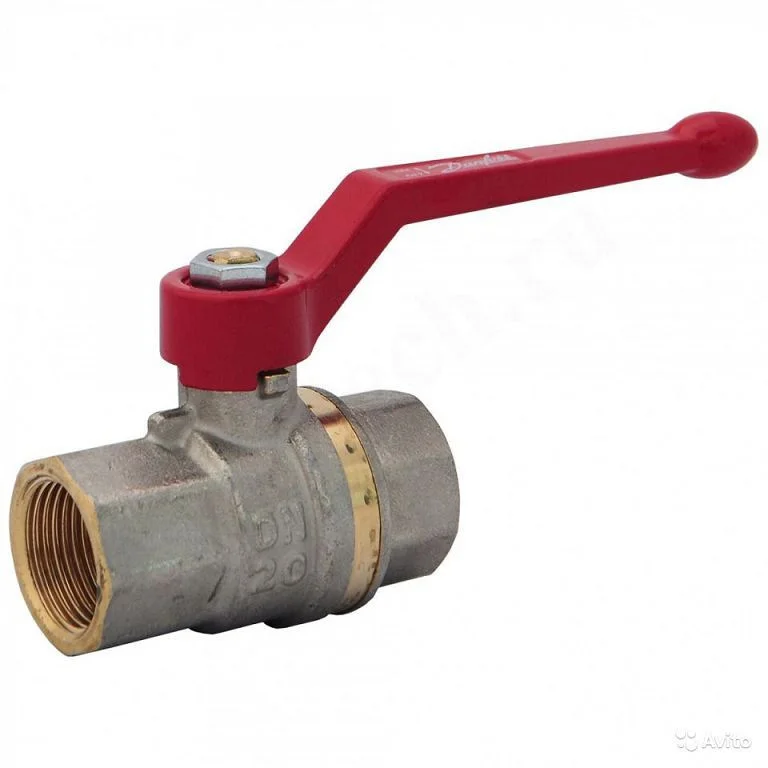 Кран шаровой резьб. 1/2" PN40 Danfoss BVR латунь вн.- вн. с рычагом |