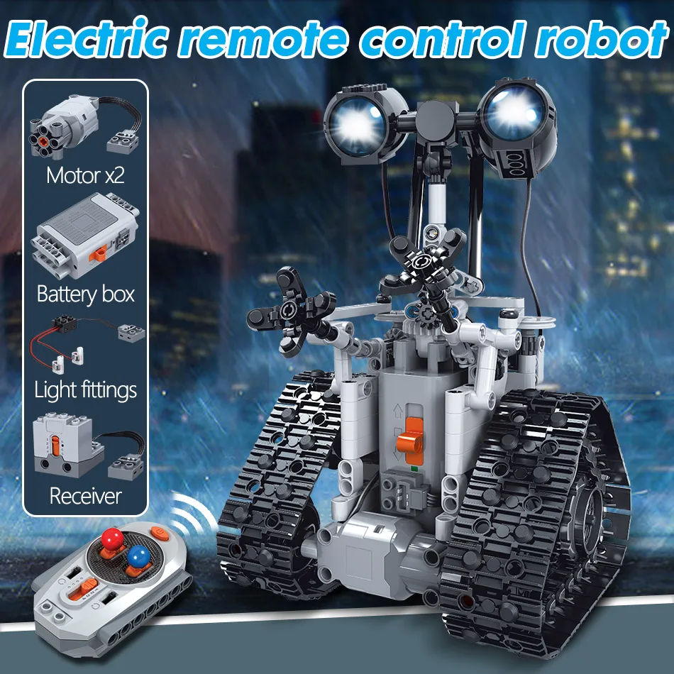 408 шт. город творческий RC робот строительные блоки для Legolying техника пульт
