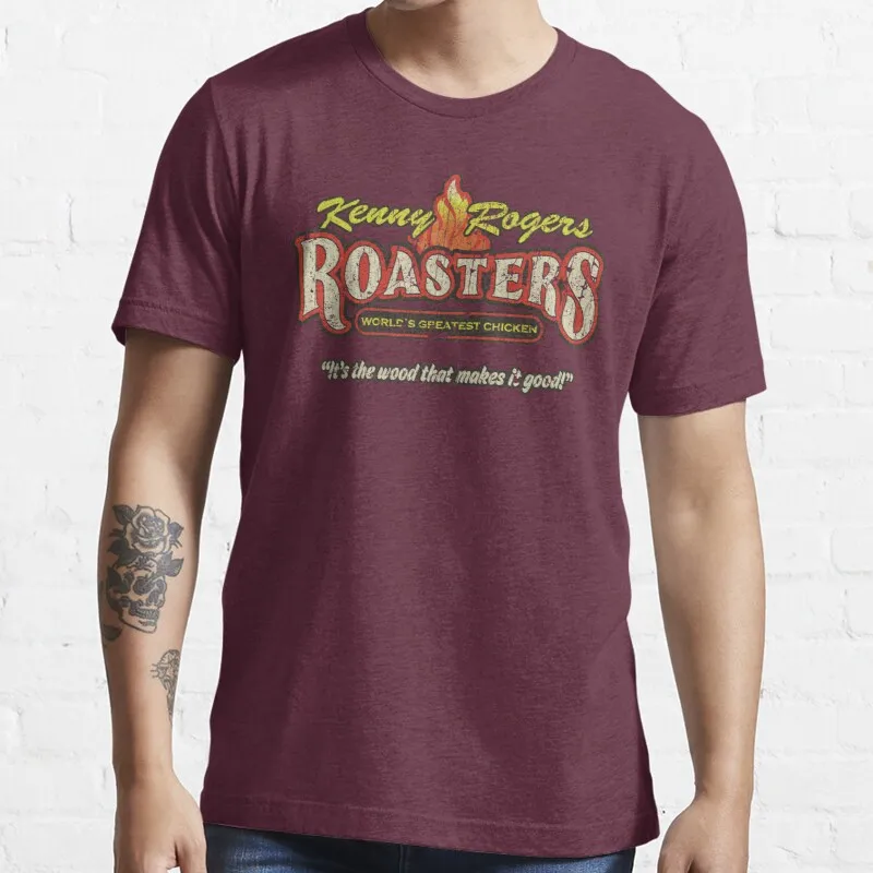 

New Kenny Rogers Roasters T-Shirt Green T Shirt