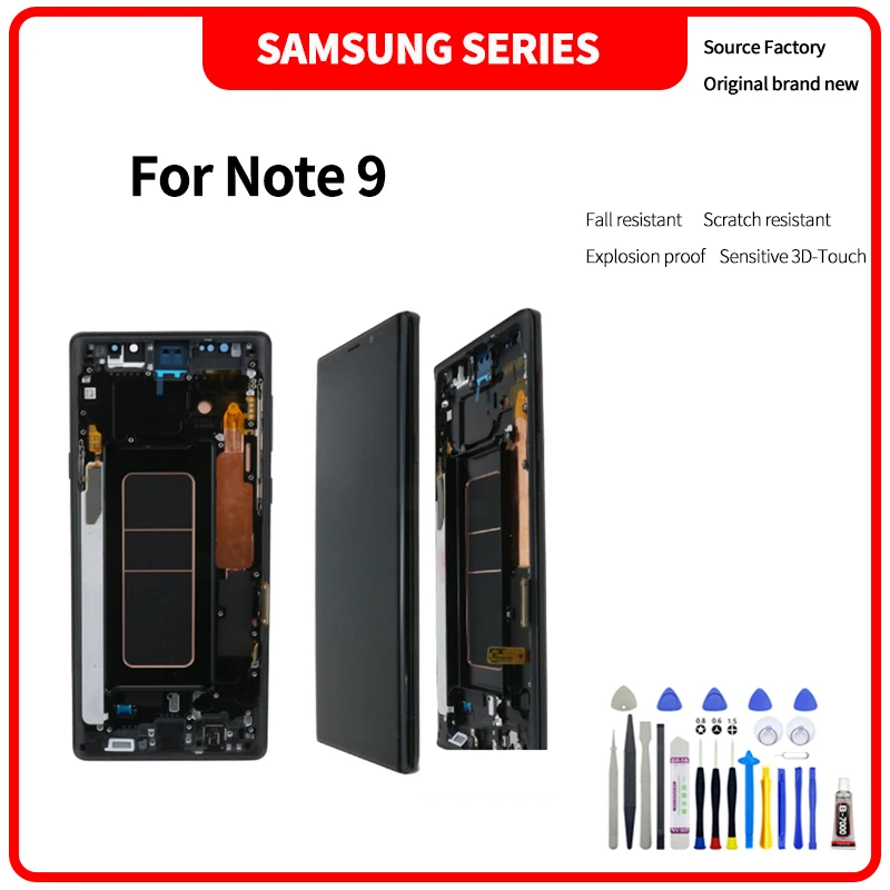 

For SAMSUNG Note 9 LCD display High quality HD brand new screen assembly with Disassembly tools