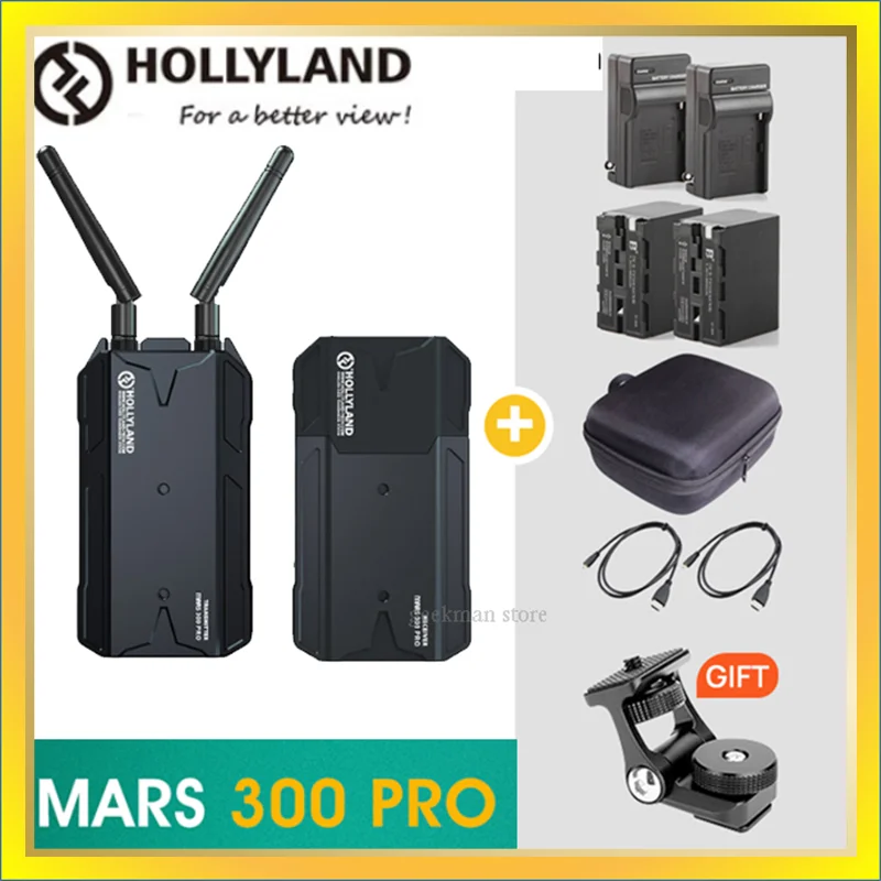 Беспроводной передатчик Hollyland 300 PRO для iPhone plus max mini 11pro микрофон DSLR