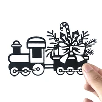 christmas flower train metal cutting dies stencils for diy scrapbooking decorative embossing handcraft die cutting template